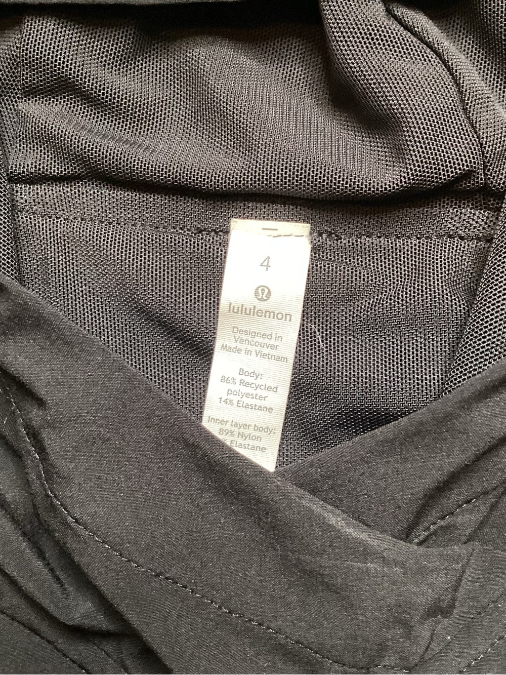 Lululemon Catch a Breeze Pullover Black Mesh 4 Small Shirt Top Hoodie - Picture 8 of 9